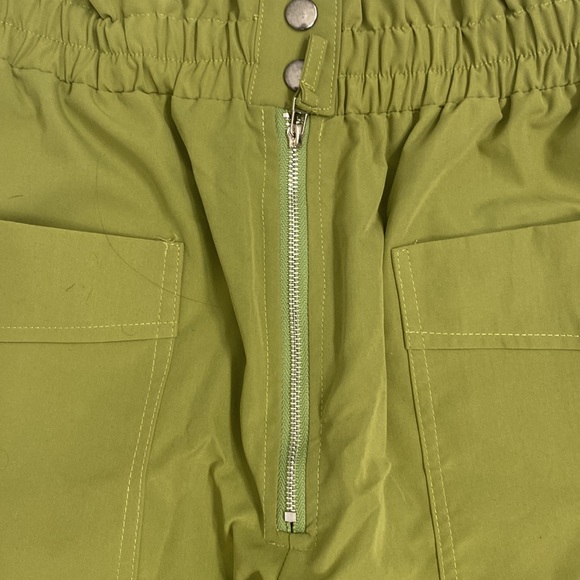 Elastic High Waisted Trouser Paper Bag Pants - Picture 6 of 12